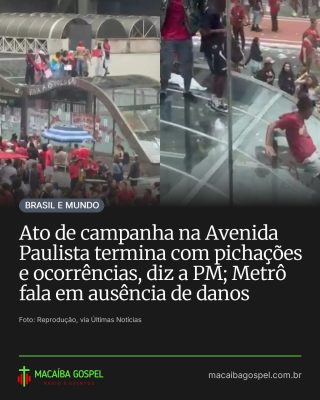 Post do Instagram do Macaíba Gospel