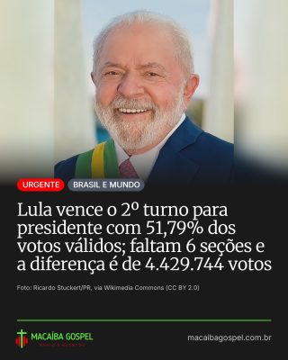 Post do Instagram do Macaíba Gospel