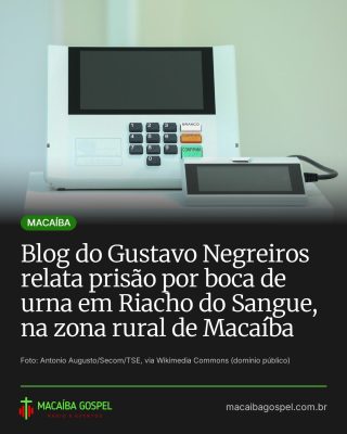 Post do Instagram do Macaíba Gospel