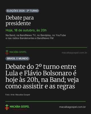 Post do Instagram do Macaíba Gospel