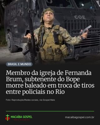 Post do Instagram do Macaíba Gospel