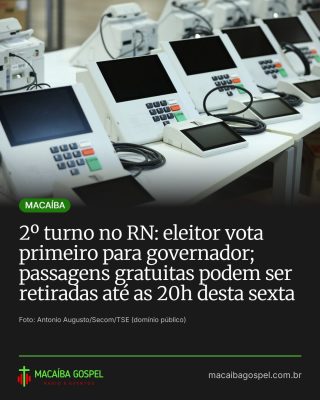 Post do Instagram do Macaíba Gospel