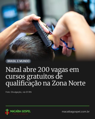 Post do Instagram do Macaíba Gospel