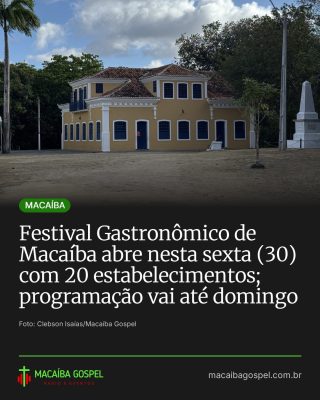 Post do Instagram do Macaíba Gospel