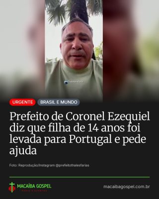 Post do Instagram do Macaíba Gospel