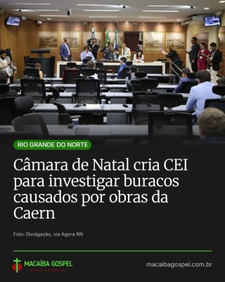 Post do Instagram do Macaíba Gospel