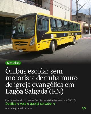 Post do Instagram do Macaíba Gospel