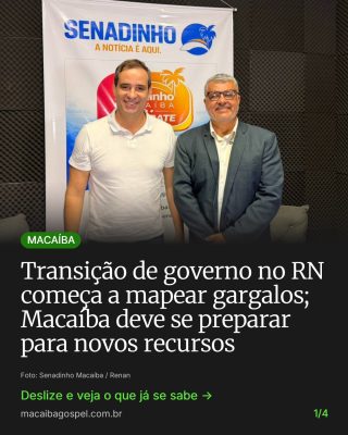 Post do Instagram do Macaíba Gospel
