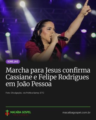 Post do Instagram do Macaíba Gospel