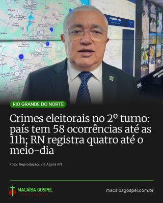 Post do Instagram do Macaíba Gospel