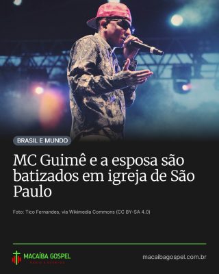 Post do Instagram do Macaíba Gospel