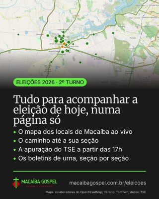 Post do Instagram do Macaíba Gospel