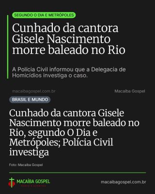 Post do Instagram do Macaíba Gospel