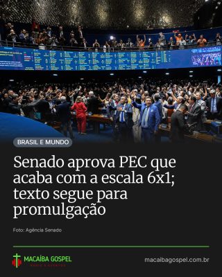 Post do Instagram do Macaíba Gospel