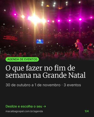Post do Instagram do Macaíba Gospel