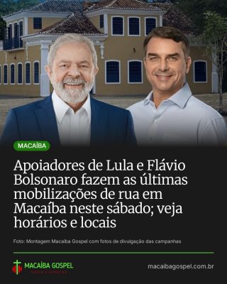 Post do Instagram do Macaíba Gospel