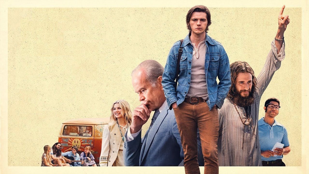 O elenco de Movimento de Jesus, com Joel Courtney e Jonathan Roumie