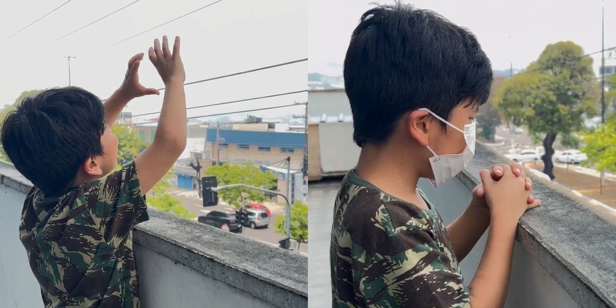 Léo clamou a Deus por socorro em meio a onda de incêndios florestais. (Foto: Reprodução/Instagram/nilma.santos_nil).