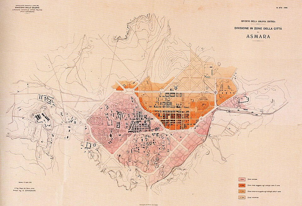 Foto ilustrativa: Plan for Asmara 1913