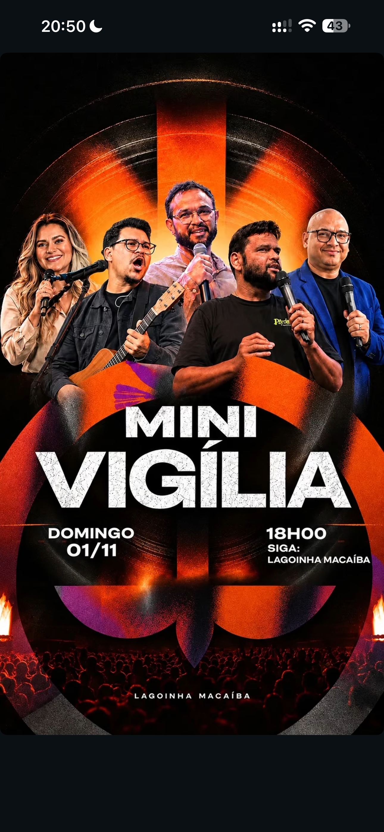 Mini Vigília na Lagoinha Macaíba