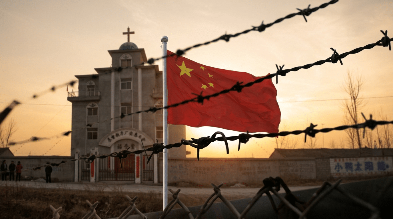 Authorities in China have closed churches and detained members, including in rural provinces. (Photo collage: ChinaAid News)