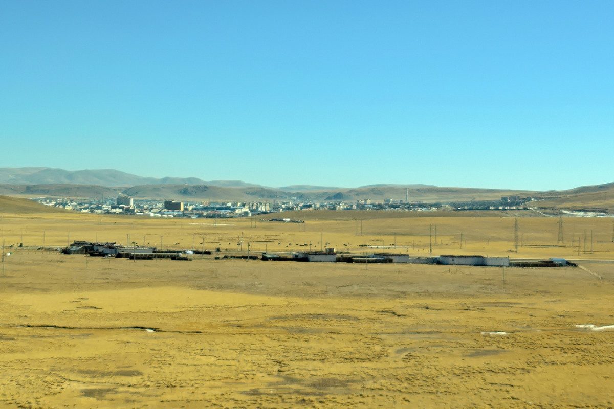 Foto ilustrativa: a cidade de Nagqu, no Tibete, em foto de arquivo