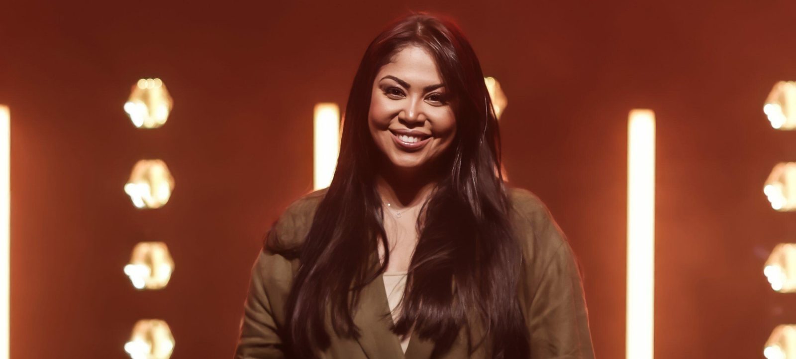 A cantora Gisele Nascimento, em foto de divulgação da gravadora MK Music