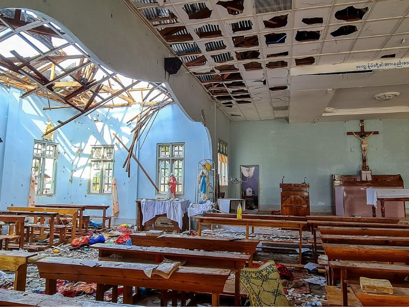 Foto divulgada por International Christian Concern